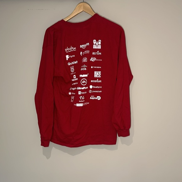 Basic Red Long Sleeve - Picture 2 of 4